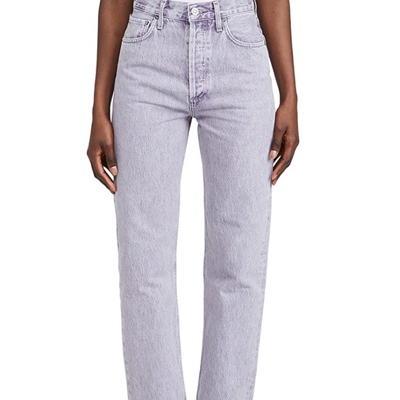 NWOT AGOLDE 90’s Pinch Waist High Rise Straight Jeans - Picture 5 of 6